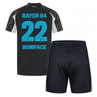 Bayer Leverkusen Victor Boniface #22 Replika babykläder Tredjeställ Barn 2024-25 Kortärmad (+ korta byxor)